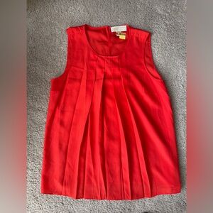 Michael Kors Mk Orange Sleeveless